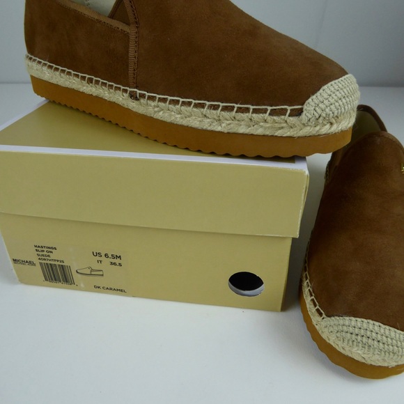 Michael Kors Hastings Suede Slip On Espadrille NIB - Picture 7 of 7